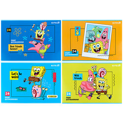 Зошит для малювання Kite SpongeBob SquarePants SB25-242, 24 аркуші