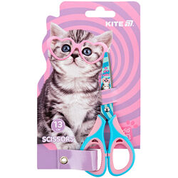 Ножиці дитячі з гумовими вставками і малюнком на лезі Kite Studio Pets SP25