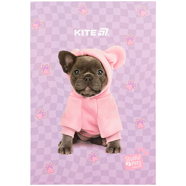 Блокнот-планшет Kite Studio Pets SP25-194, A5, 50 аркушів, клітинка