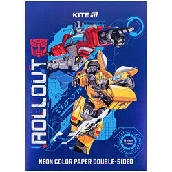 Папір кольоровий неоновий Kite Transformers TF24-252, A4