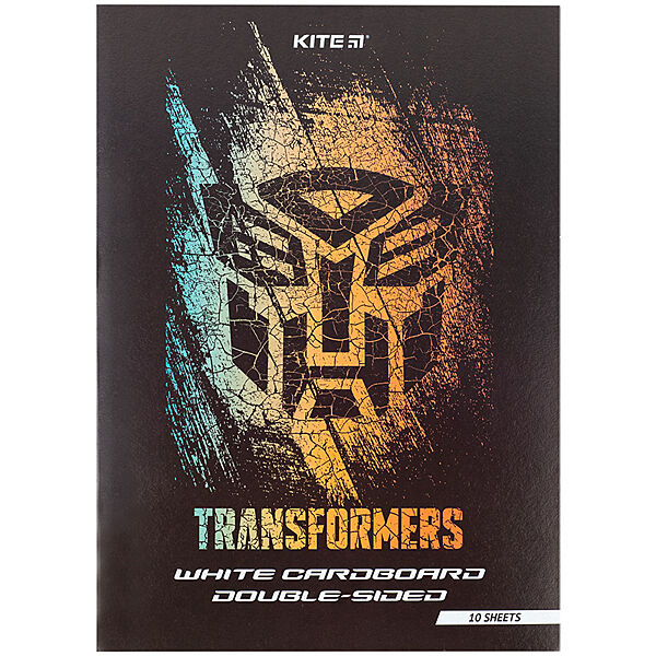 Картон білий Kite Transformers TF24-254, А4, 10 аркушів