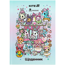 Щоденник шкільний Kite tokidoki TK25-262, тверда обкладинка