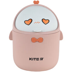 Настільний контейнер для сміття Kite K24-010-2, персиковий