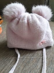 Зимняя шапка на малышку