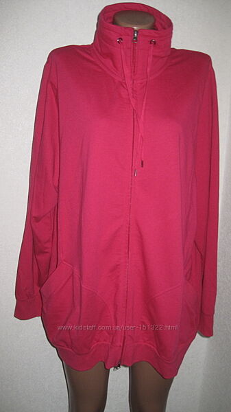 Хлопковая толстовка на молнии Esmara размер XXL большой размер 22-24