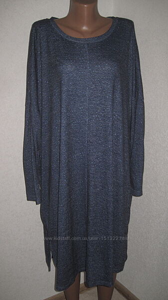 Трикотажное платье очень большой размер Fransa размер 46-48 оверсайз
