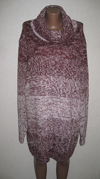 Свитер туника с горлом очень большой размер Bonprix размер 22-24 оверсайз