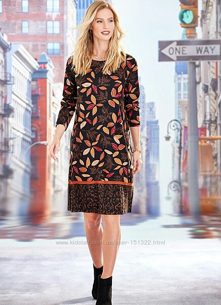 Трикотажное осеннее платье Isle размер14