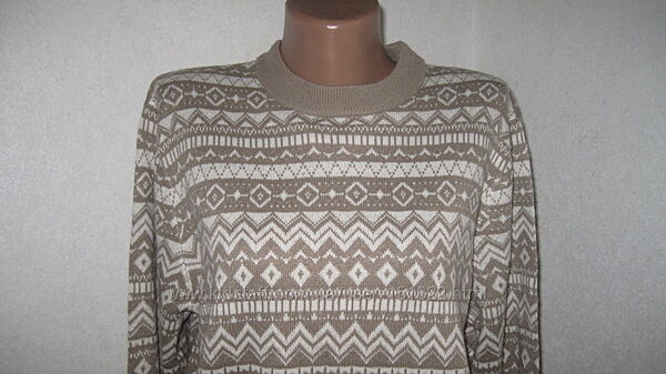 Мужской свитер с орнаментом Burton meanswear London размер М