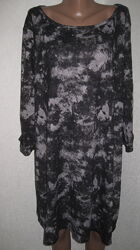 Трикотажное платье туника большой размер F&F размер 24-26