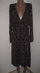 Вечернее платье с люрексом F&F размер18