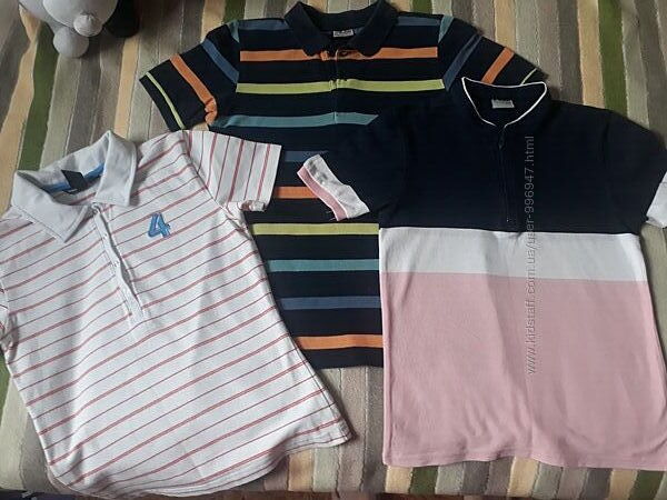 Футболки поло на мальчика 7-9 лет