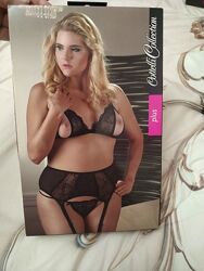 Набір білизни на пишні форми з відкритим доступом Cotteli Collection.