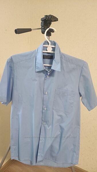 Сорочка теніска з коротким рукавом колір небесний