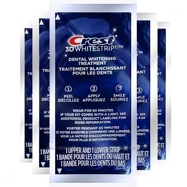 Отбеливающие полоски Crest 3D Whitestrips 60 минут Age Renew 5 шт.