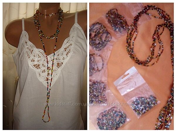 Намисто з бісеру / ціна за 6 штук