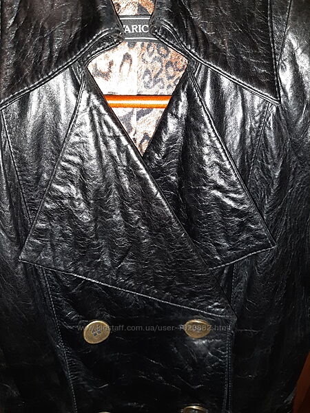 Куртка кожаная женская, размер S