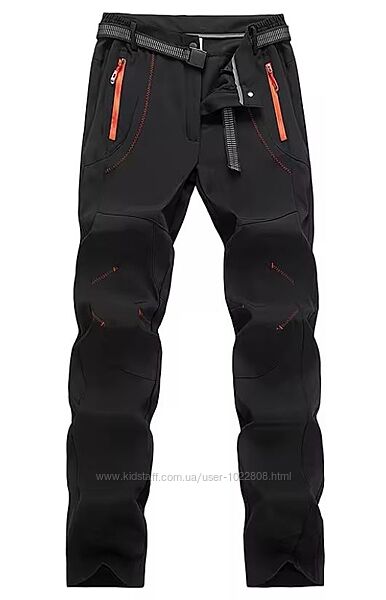 Женские утепленные штаны софтшелл soft-shell на флисе