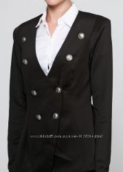 Приталеный пиджак с баской, м, цену снизила