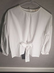Белая блузка в школу MANGO Massimo Dutti 9-10 лет 140-146 см