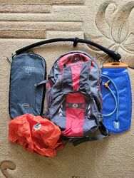 Велорюкзак Vaude Bike Alpin Air 35л. Аксесуари для питної системи.