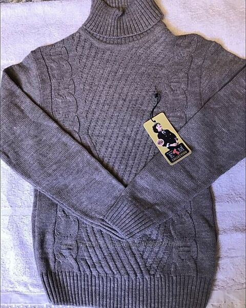 Тёплый свитер ADA на мальчика 134-152р