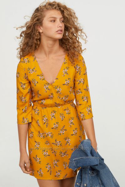 Платье с цветочным принтом, 46-48, M-L