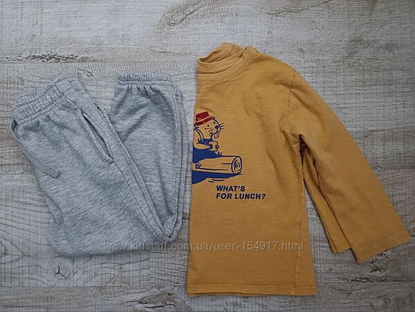 Набір реглан Zara і штани Rebel р.4-5 на 104-110см