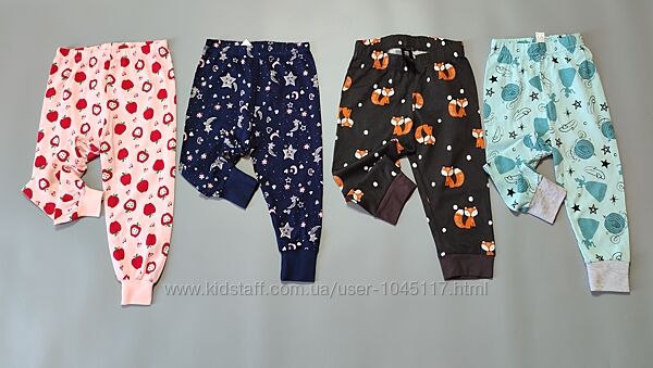 набір піжамних штанів 98 см 1,5-2 р, 18-24 міс