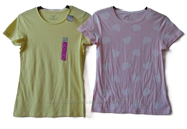 набір 2 шт. базові піжамні футболки хс primark