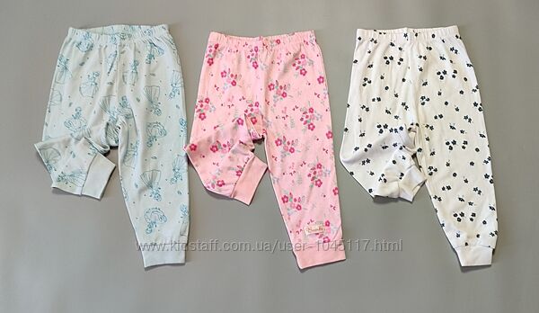 набор 2 шт. пижамные штаны 18-24 мес, 1,5 -2 года primark