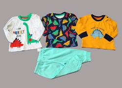 Піжамні кофти primark 6-9 мес 74 см