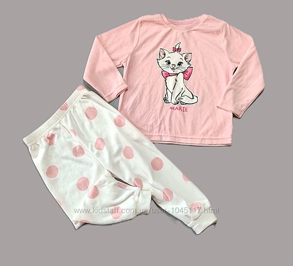 піжама домашній костюм тонкий велюр primark 18-24 міс 1,5-2 рокии