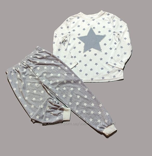 піжама тонкий велюр primark 5-6 лет