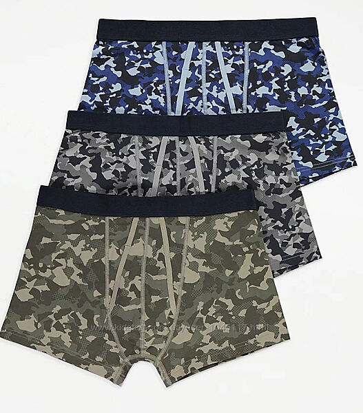 Труси чоловічі боксери з гульфиком george L 3 шт.