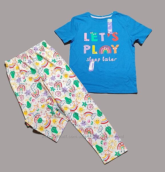піжама домашній костюм 7-8 лет primark