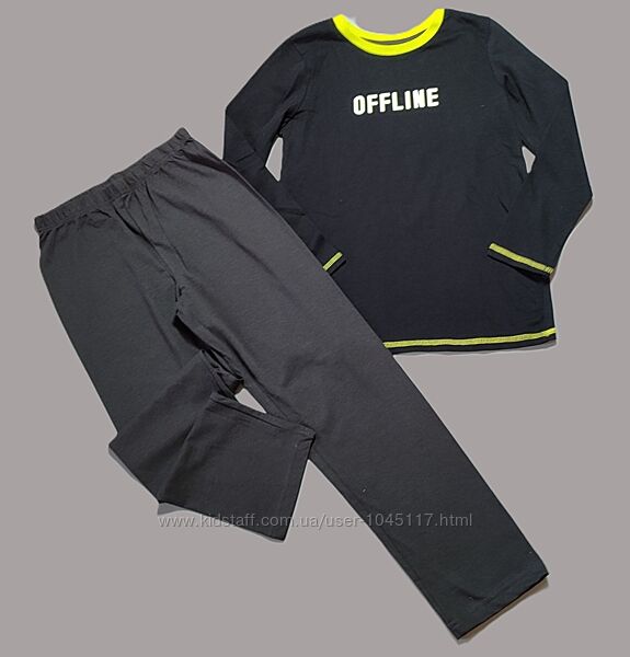 піжама домашній костюм george-primark 8-9 лет тонка