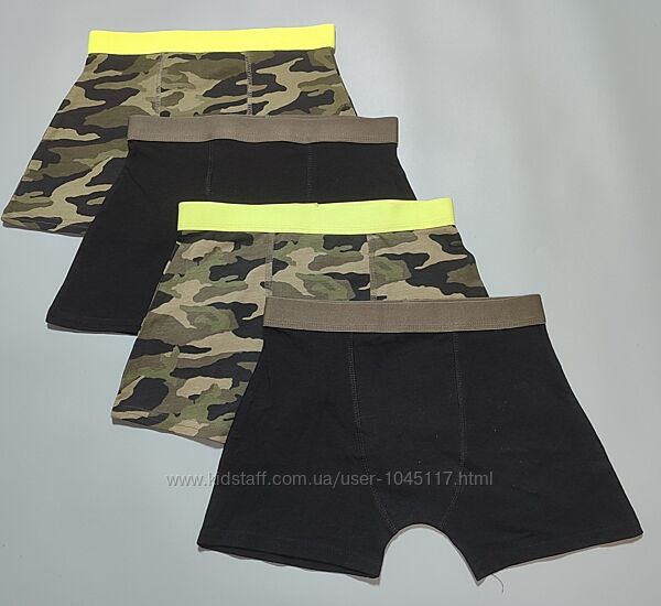 Дитячі боксери боксерки труси 9-10 років primark