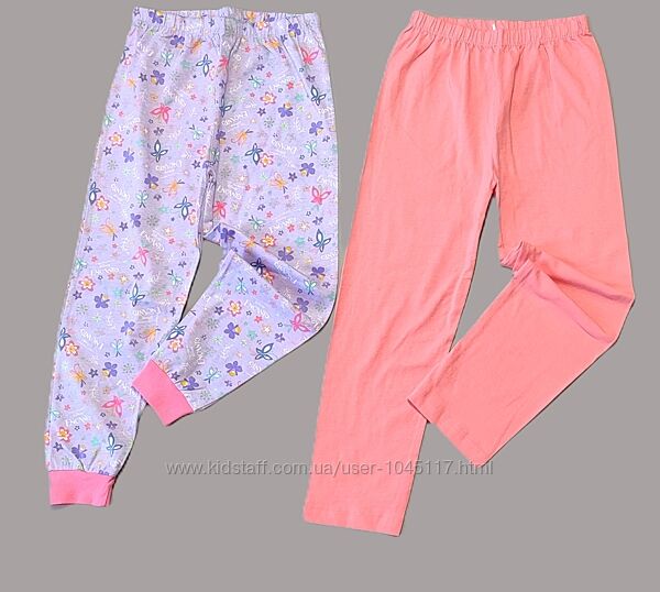 набір штанів піжамні штани тонкі primark Англия 5-6 лет 116 см
