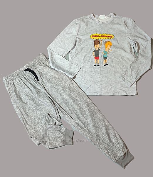 Тепла піжама домашній костюм xs primark