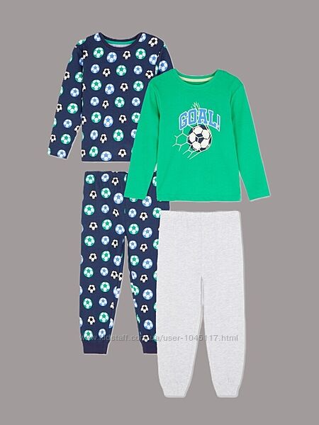 набір з 2 комплектів піжама 1,5-2 р primark