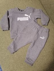 Костюм, комплект Puma утеплённый 86 см, 12-18 м