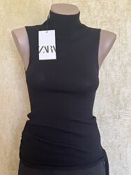Топ без рукавів з високим коміром Zara розмір XS