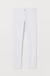 Стильні білі skiny fit джинси від h&m ріст 164 см
