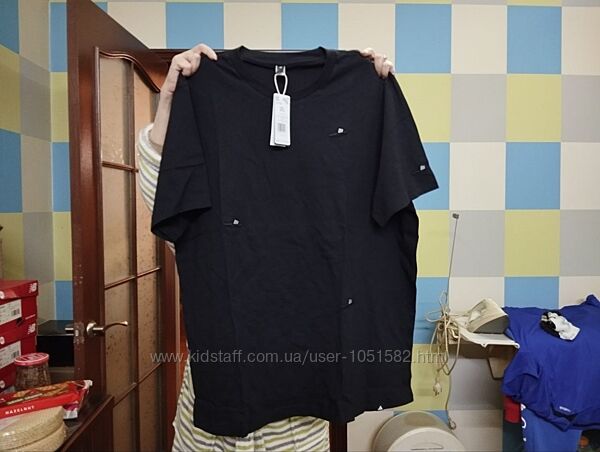 Adidas XXL Оригинал 2025 год Новая Футболка 100 Коттон Черная Сша