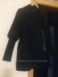 Брендовое пальто косуха тренч Elegans L XL короткий рукав трикотаж