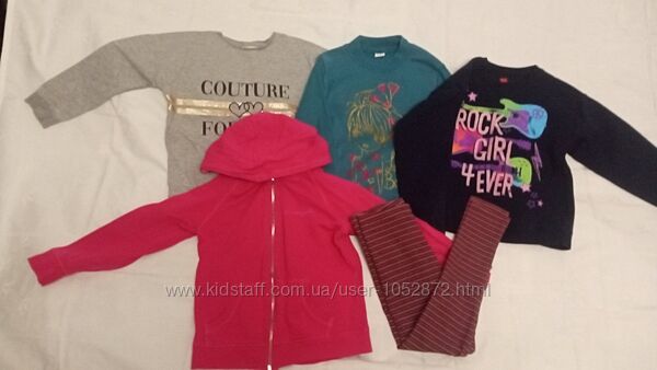 Пакет одягу на дівчинку р.122/128