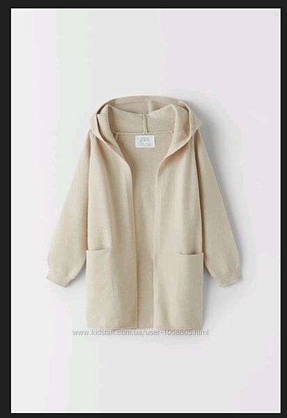Кардиган с капюшоном, детский Зара , Zara