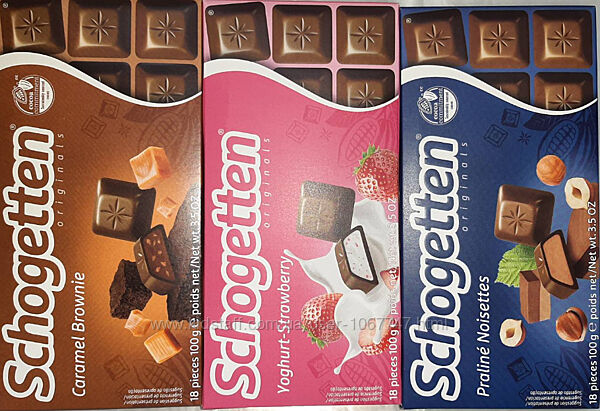 Шоколад  Schogetten Полуничний йогурт