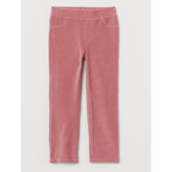 Дитячі однотонні вельветові штани трегінси H&M на дівчинку 31387